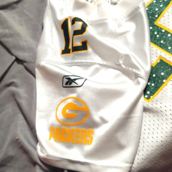 Aaron Rogers Green Bay Packers #12 NFL Jersey- White. - Picture 4 of 8